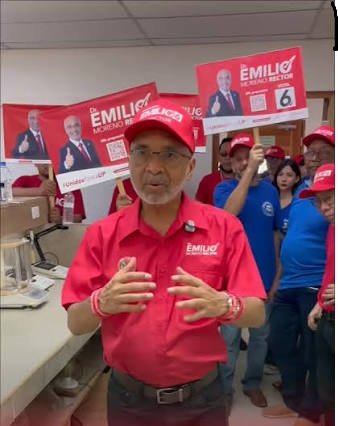 José Emilio Moreno virtual ganador en la elección de la UP - Panamá y Centroamérica