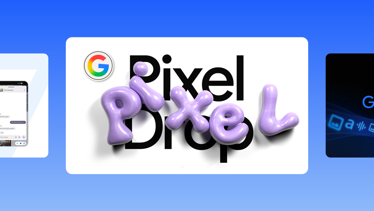 Composición gráfica de productos y funciones de inteligencia artificial de Google