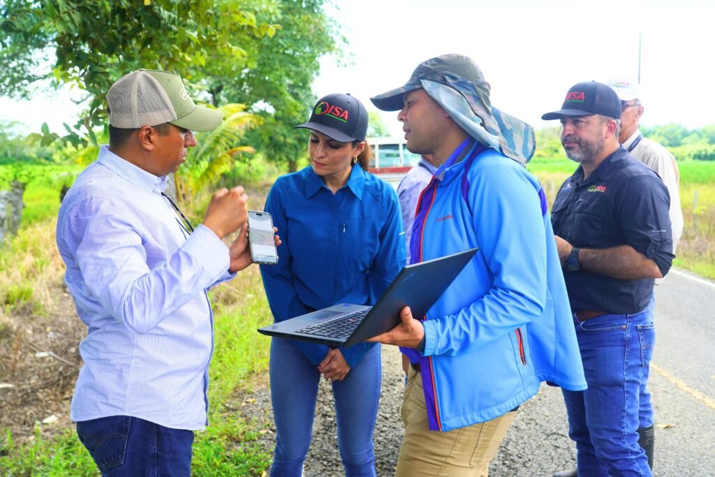 ISA utiliza drones para evaluar posibles daños en cultivos de arroz en Tonosí - Panamá y Centroamérica
