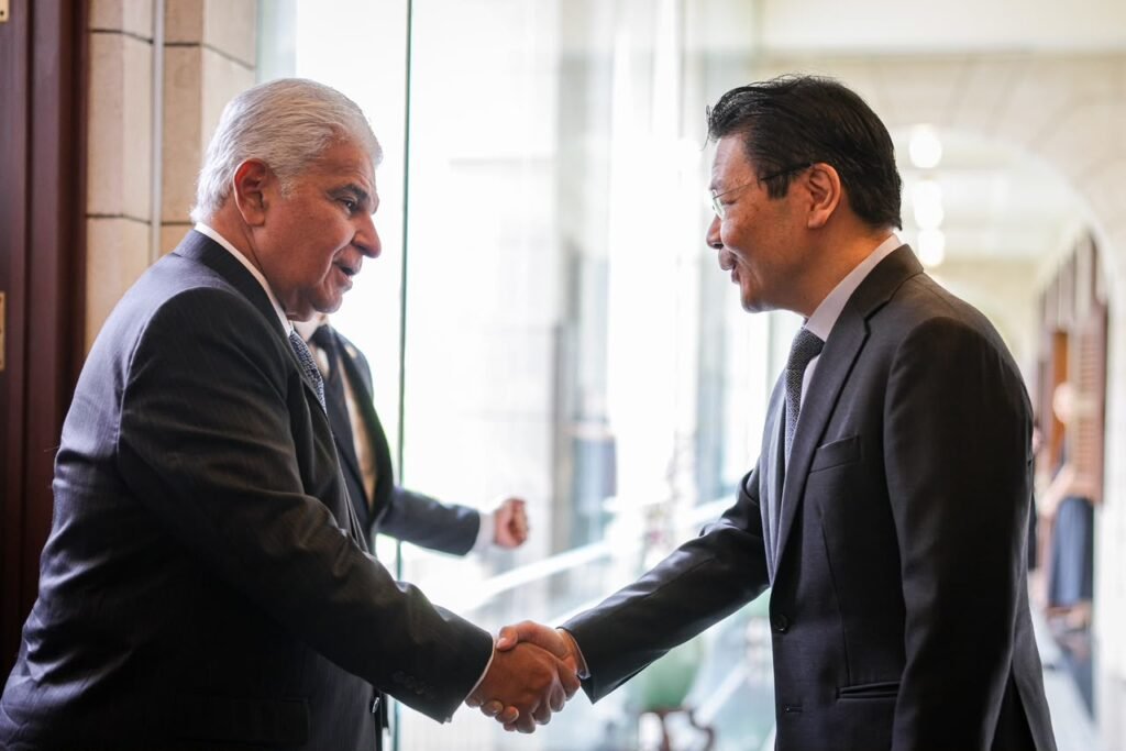 José Raúl Mulino durante su visita oficial a Singapur, el 5 de octubre de 2026. Foto: Presidencia de Panamá.