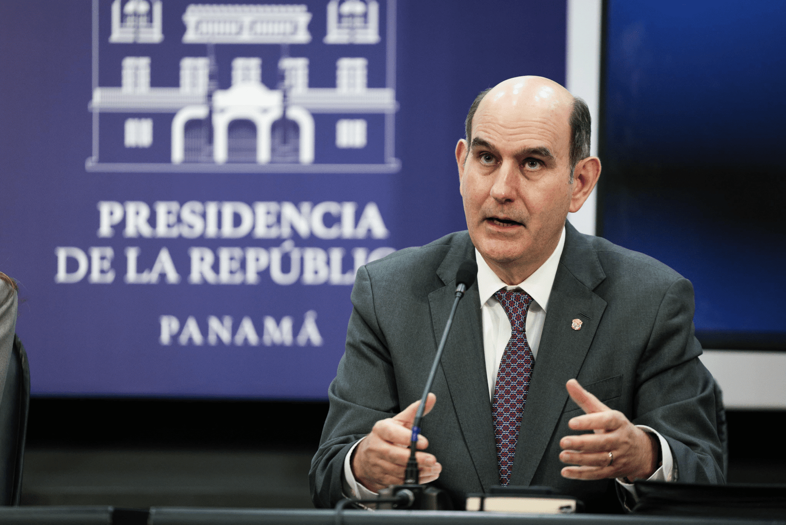 Ministro de Seguridad Felipe Chapman