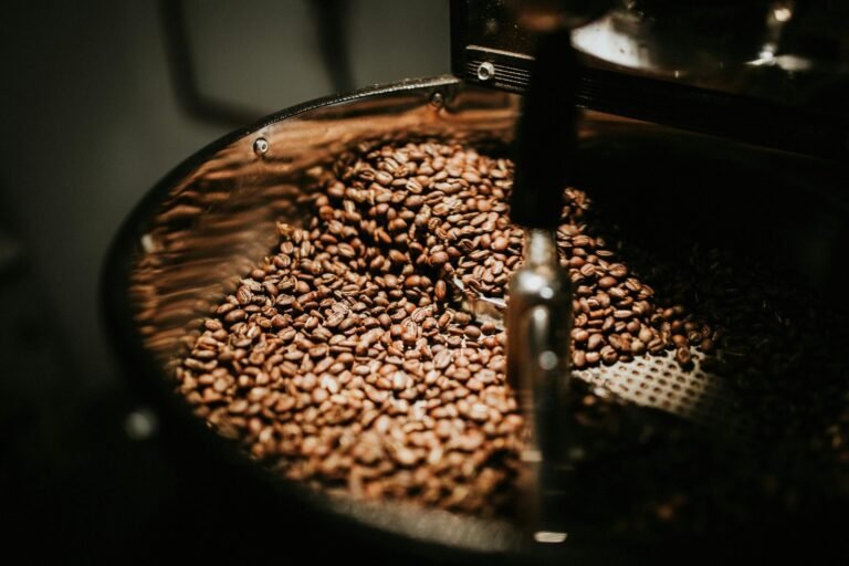 granos de café tostado