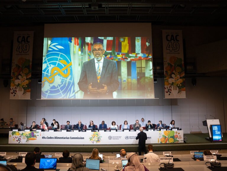 Sesión plenaria de la Comisión del Codex Alimentarius en Ginebra