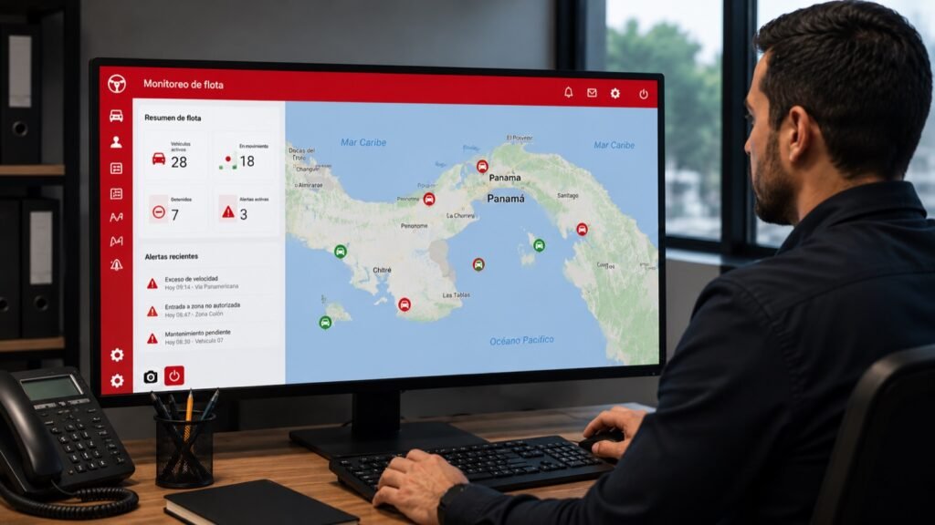 Imagen facilitada por Detektor para su comunicado sobre monitoreo de flotas y gestión de personal en campo